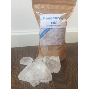 Diamantová sůl - krystaly hality 5cm 500 g
